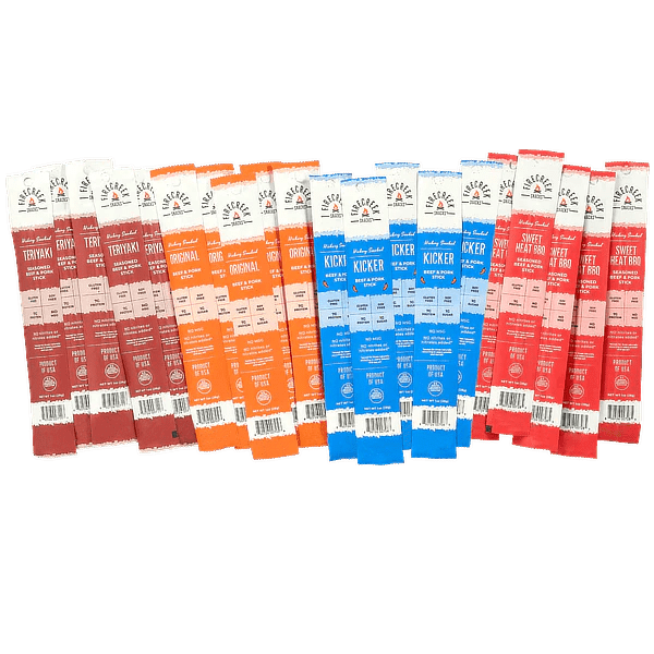 20 - Piece Meat Stick Variety Pack - FireCreek Snacks
