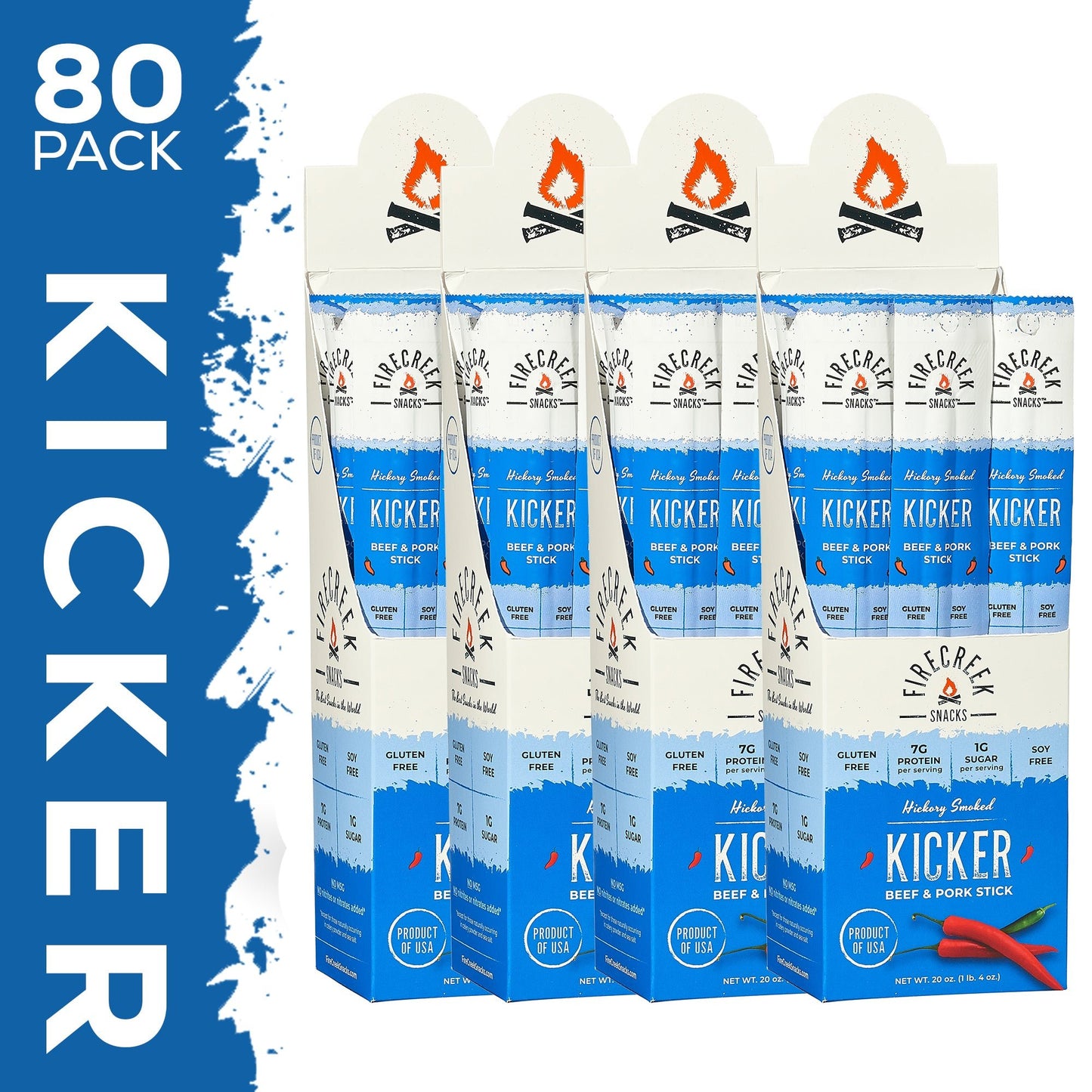 Kicker - Spicy Meat Sticks - FireCreek Snacks