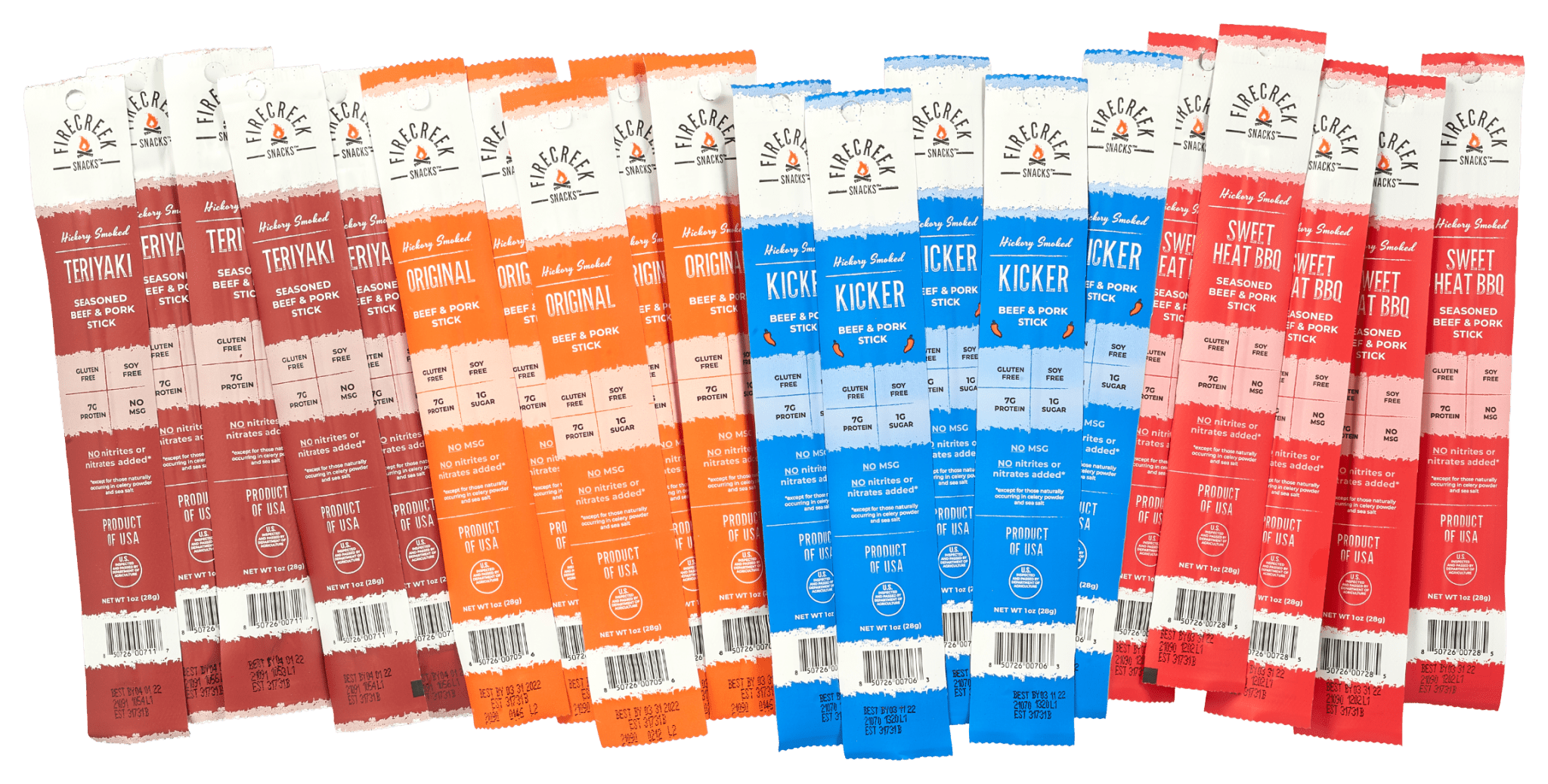 20 - Piece Sampler Pack - FireCreek Snacks