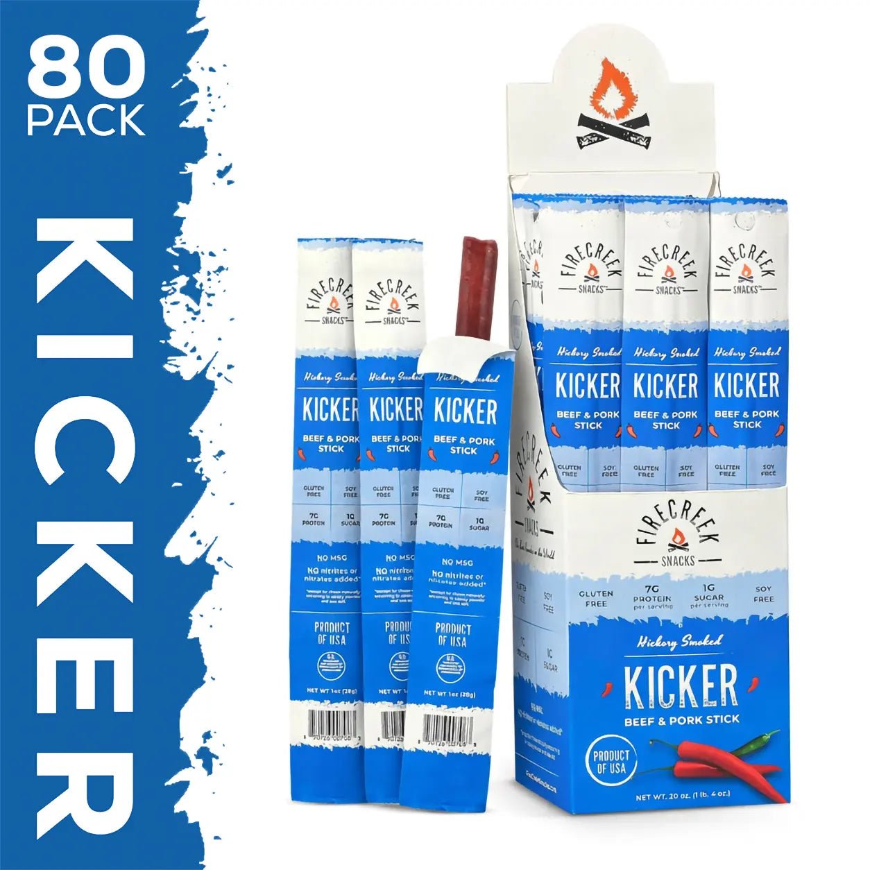 Kicker - Spicy Meat Sticks - FireCreek Snacks