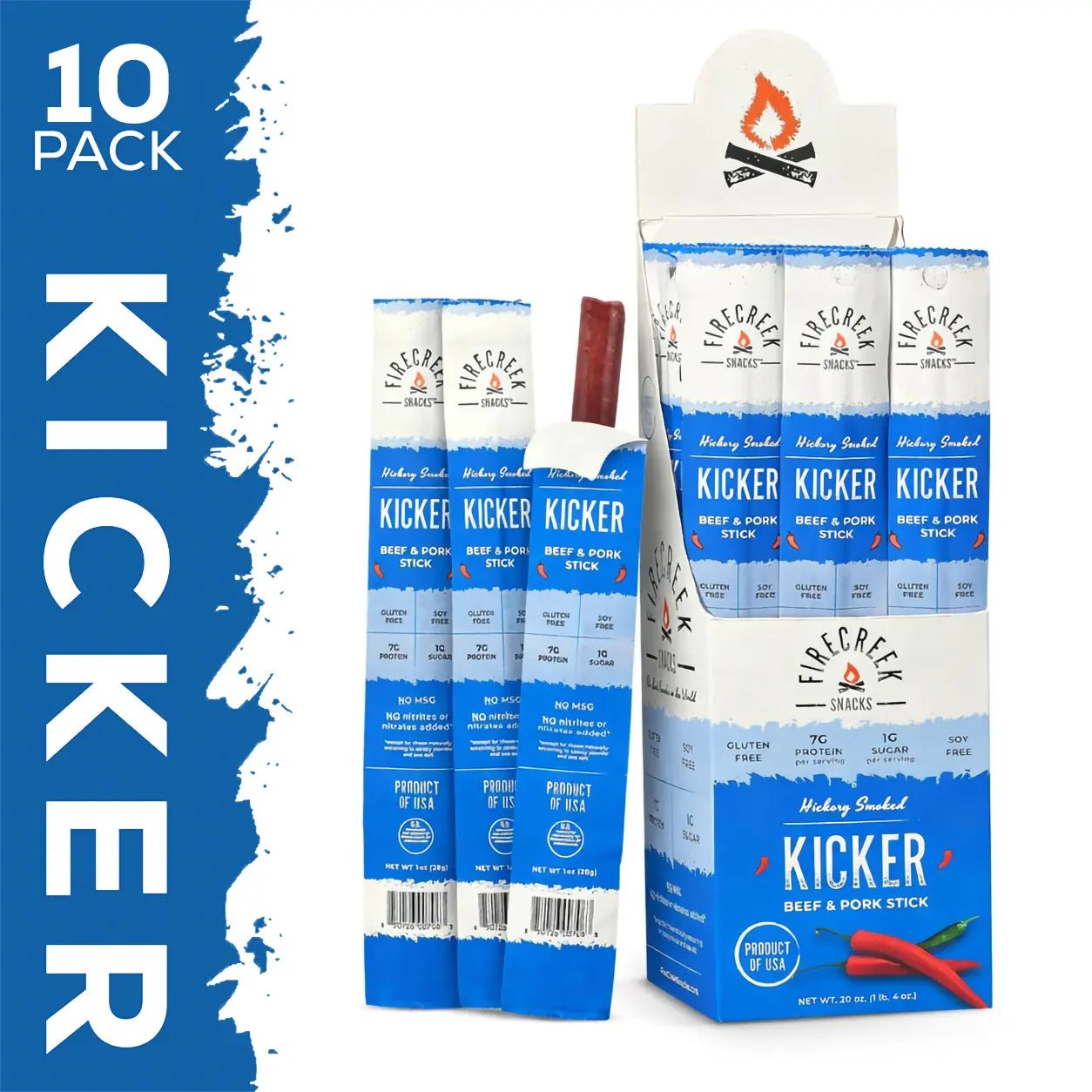 Kicker - Spicy Meat Sticks - FireCreek Snacks