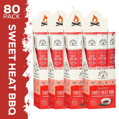 Sweet Heat BBQ Meat Sticks - FireCreek Snacks