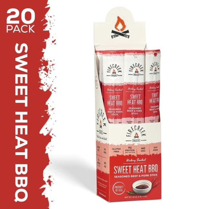 Sweet Heat BBQ Meat Sticks - FireCreek Snacks