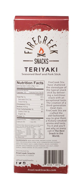 Teriyaki Stix: 60-Count Special - FireCreek Snacks